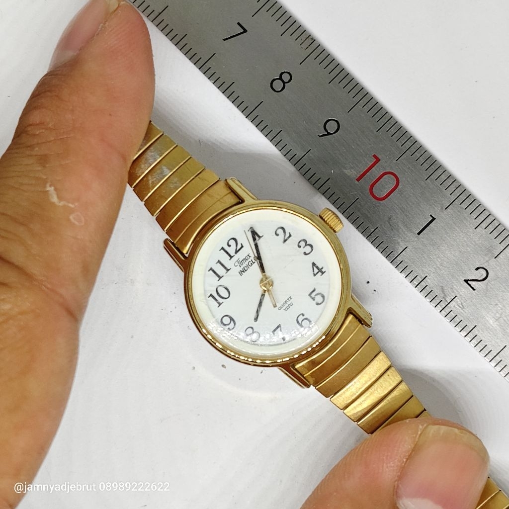 Jam Timex Indiglo T F9 Ladies Gold Bekas