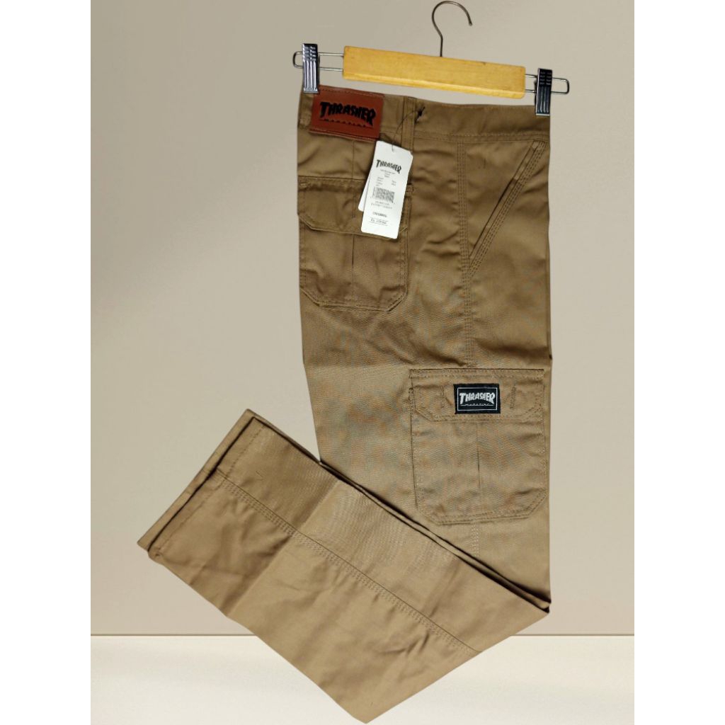 Celana Cargo Panjang Pria American Drill Nyaman Dipake