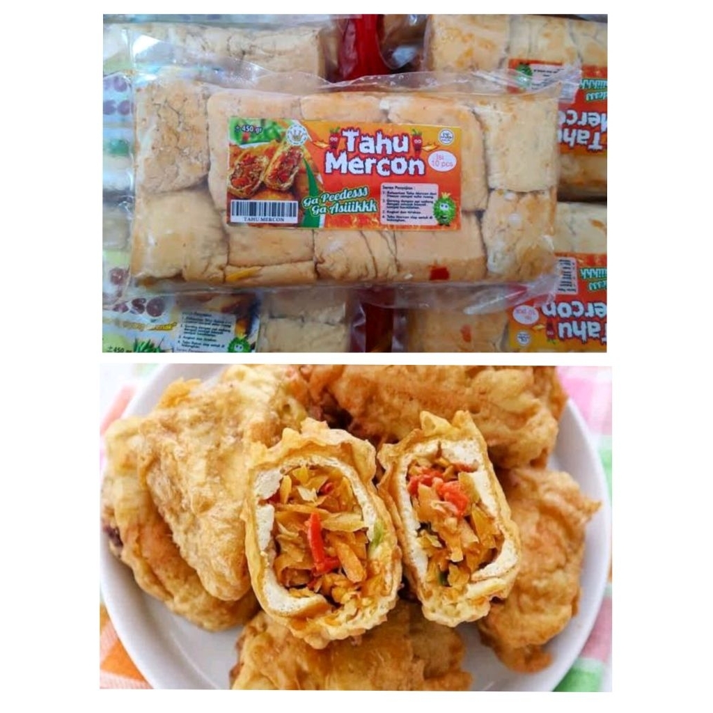 Tahu Mercon Isi 10