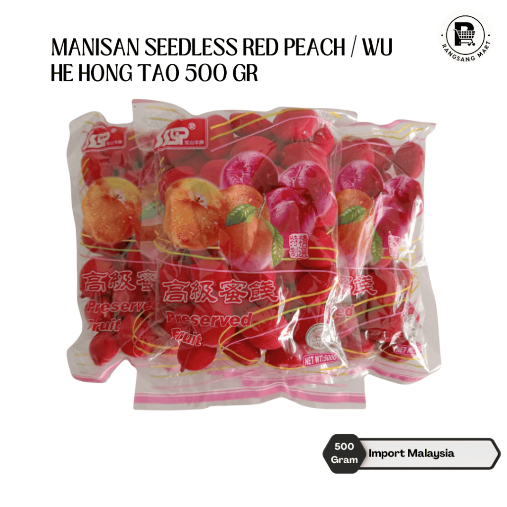 

MANISAN SEEDLESS RED PEACH / WU HE HONG TAO 500 GR [Exp. 30 September 2026]