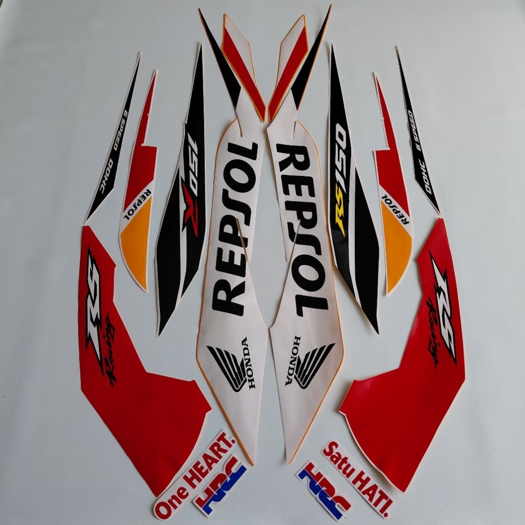 Striping Honda Sonic Repsol Rs 2016 2017 Sonic Rs Lis body standar