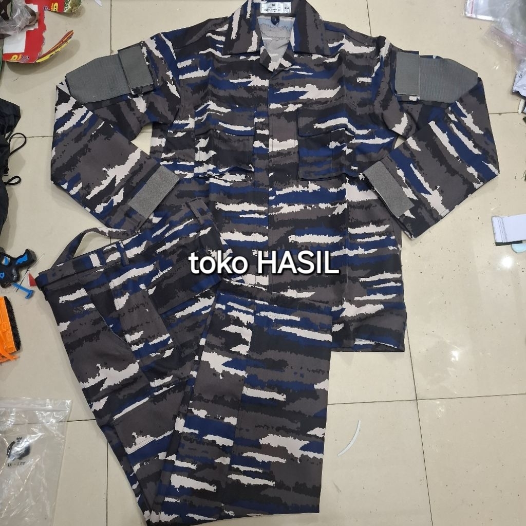 BAJU PDL VALBET COMBET TNI AL (LAYAR)