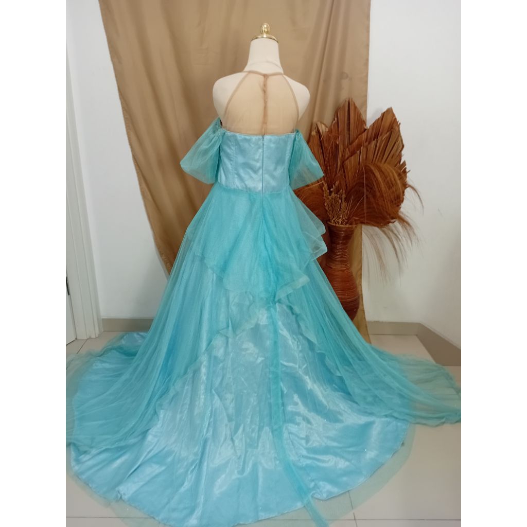 sewa gaun biru-sewa gaun pesta-sewa gaun pengantin