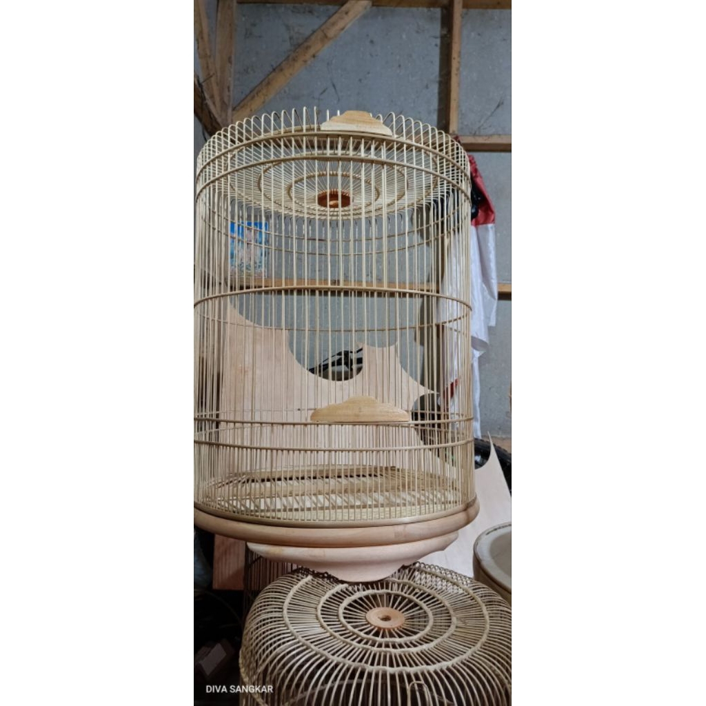 AMBRUKAN SANGKAR MURAI tebok kayu