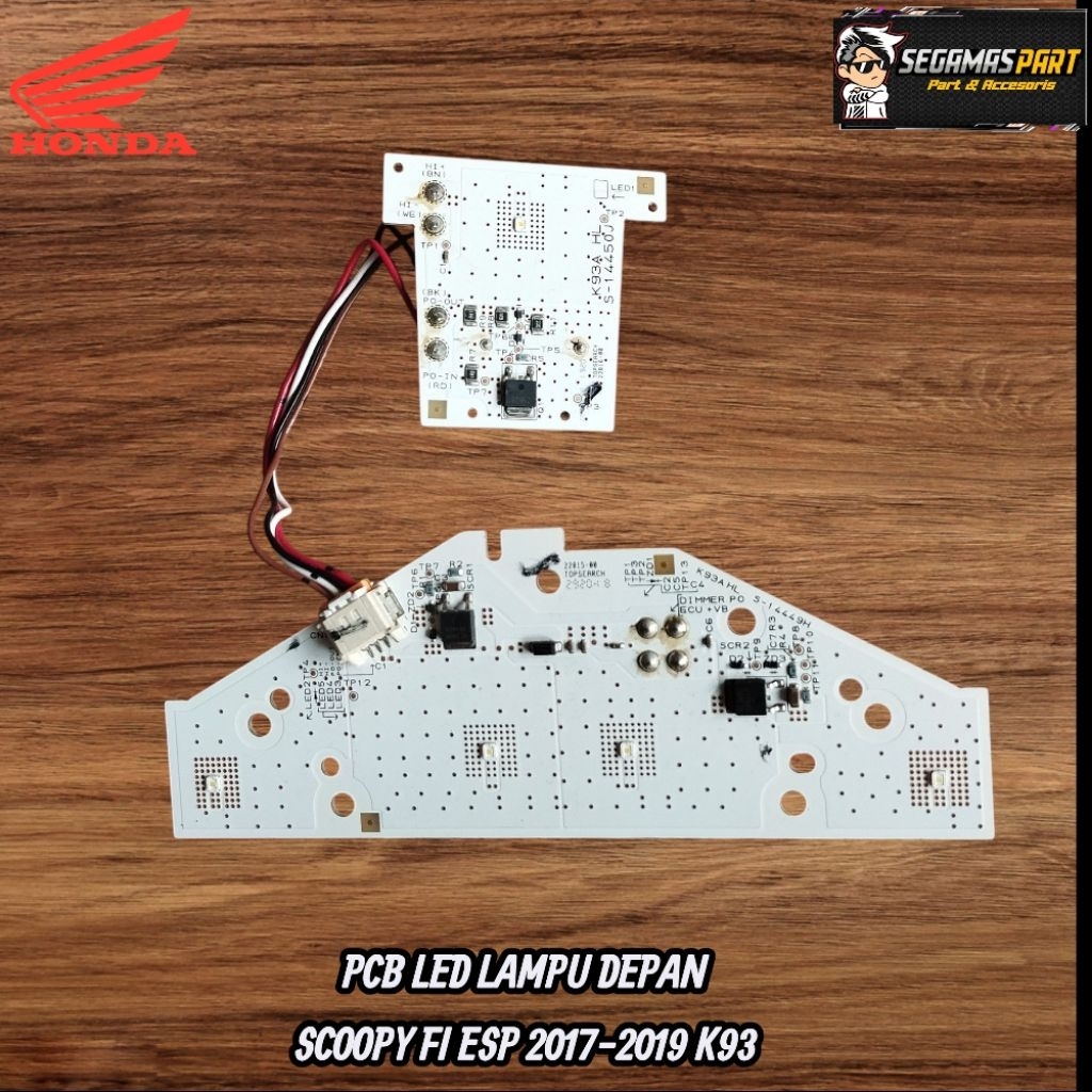 PCB LED Lampu Depan Honda Scoopy Fi eSP 2017-2019 K93 Original
