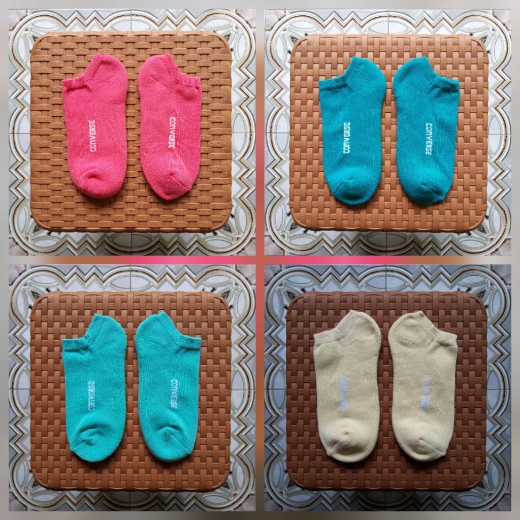 Kaos Kaki Converse Original Pria Wanita/Kaos Kaki Converse Ankle Sock Bahan Tebal