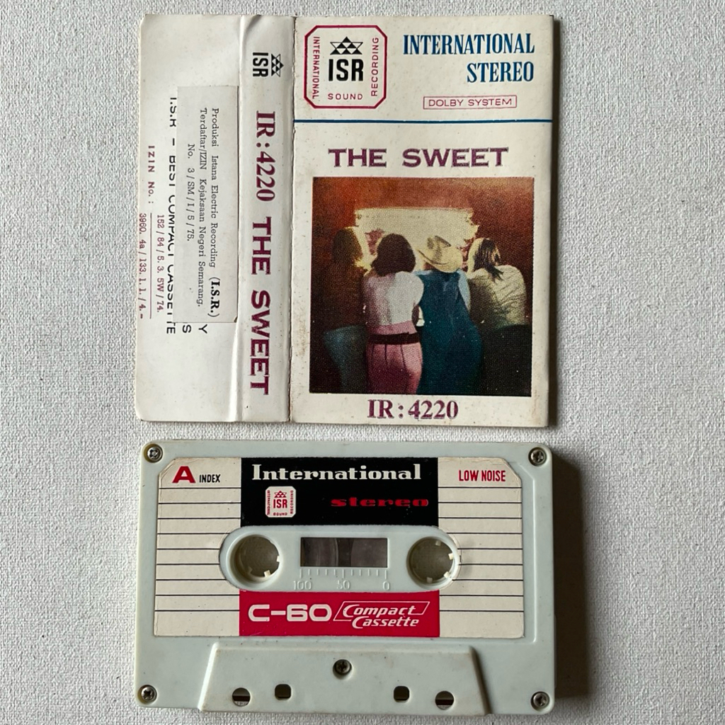 Kaset Pita Jadul Barat Vintage Nostalgia The Sweet International Stereo