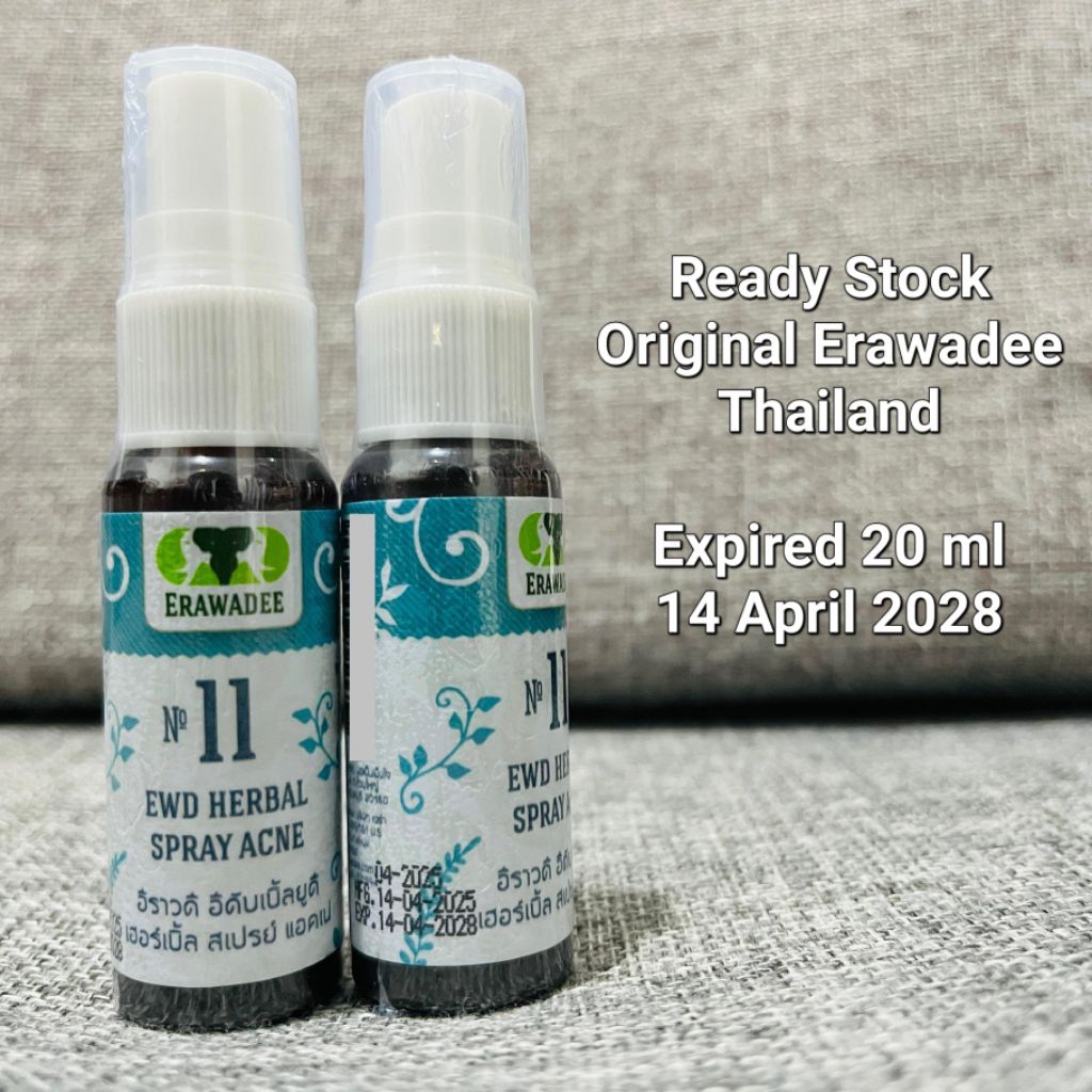 Erawadee 11 / Erawadee Black Spray Acne / Original Erawadee Thailand / ERAWADEE BLACK SPRAY ACNE No.