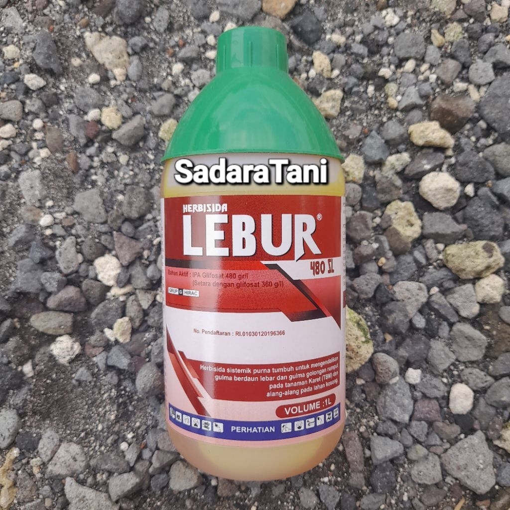 Herbisida sistemik LEBUR 480SL 1Lt Bahan aktif : IPA Glifosat 480g/l