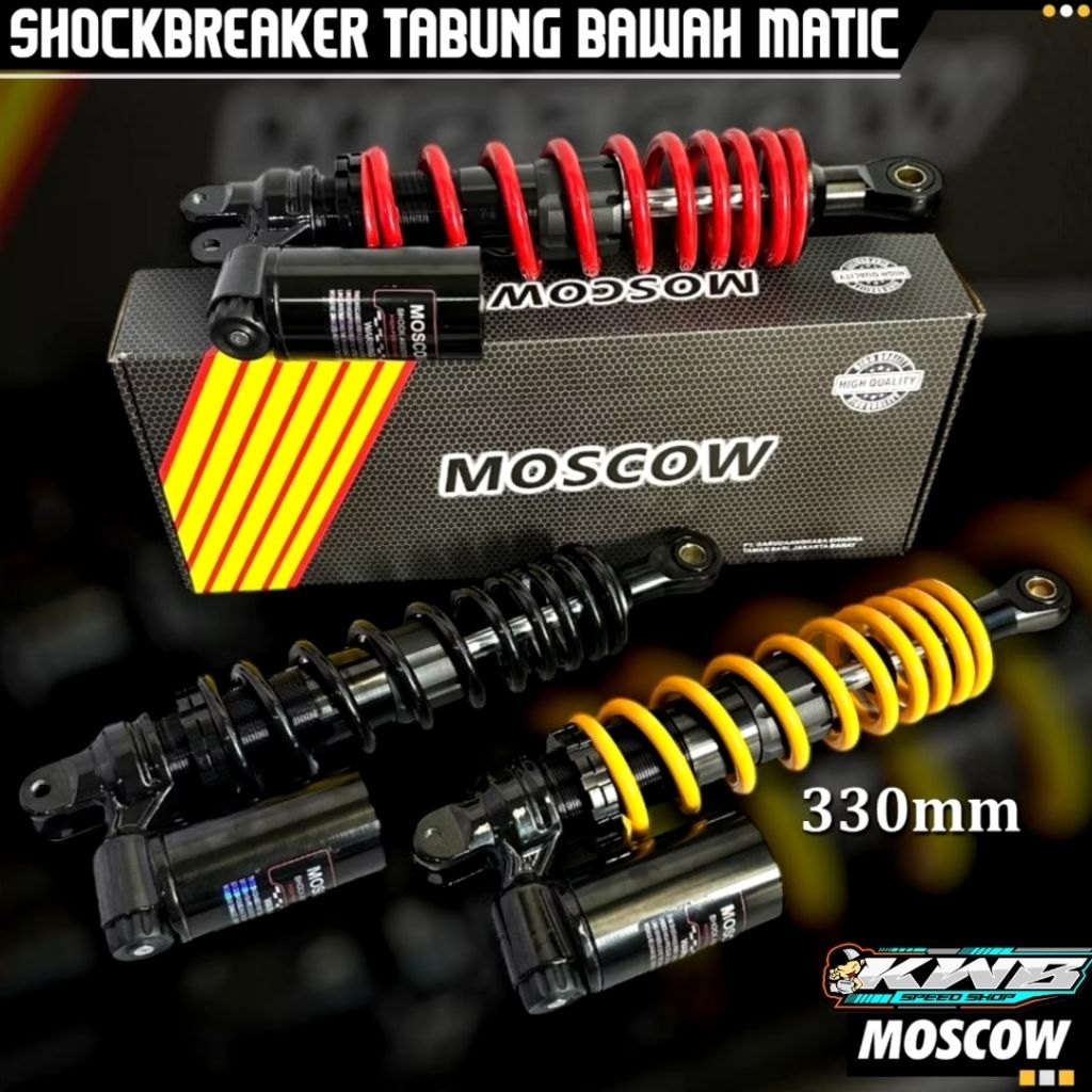 Shockbreaker Shock Belakang Tabung Bawah 310mm Mio Vario Scoopy Beat Shock Moscow Original Shock bre