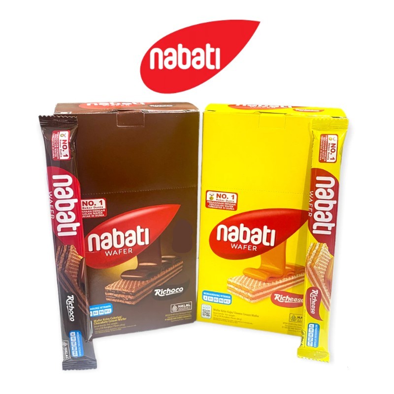

RICHEESE NABATI WAFER 5 GR / 1 BOX ISI 20 PCS