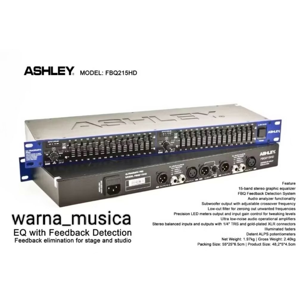 equalizer ashley fbq215HD equalizer ashley