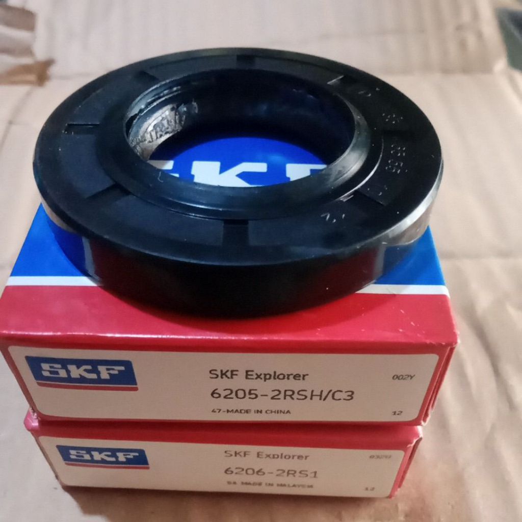 Bearing set SKF 6205/6206 2RSH mesin cuci Samsung front loading A
