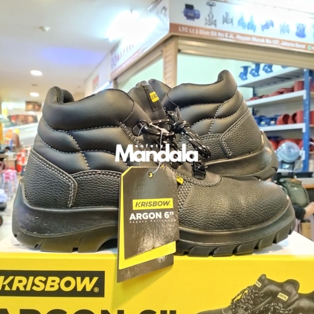 Safety Krisbow Argon 6" Original 100% / Sepatu Safety Argon 6" Original Krisbow Berkualitas