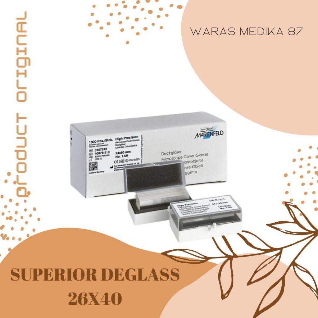 Cover Glass 24x60 Superior 100 Pcs Pack