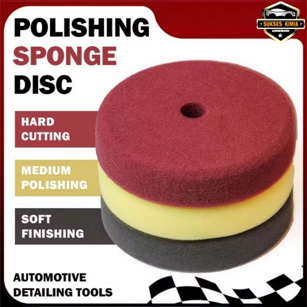 Busa Poles 6 Inch / Busa Poles Premium Quality 6" Untuk Backing Pad 5" busa poles mobil  6 inch velc