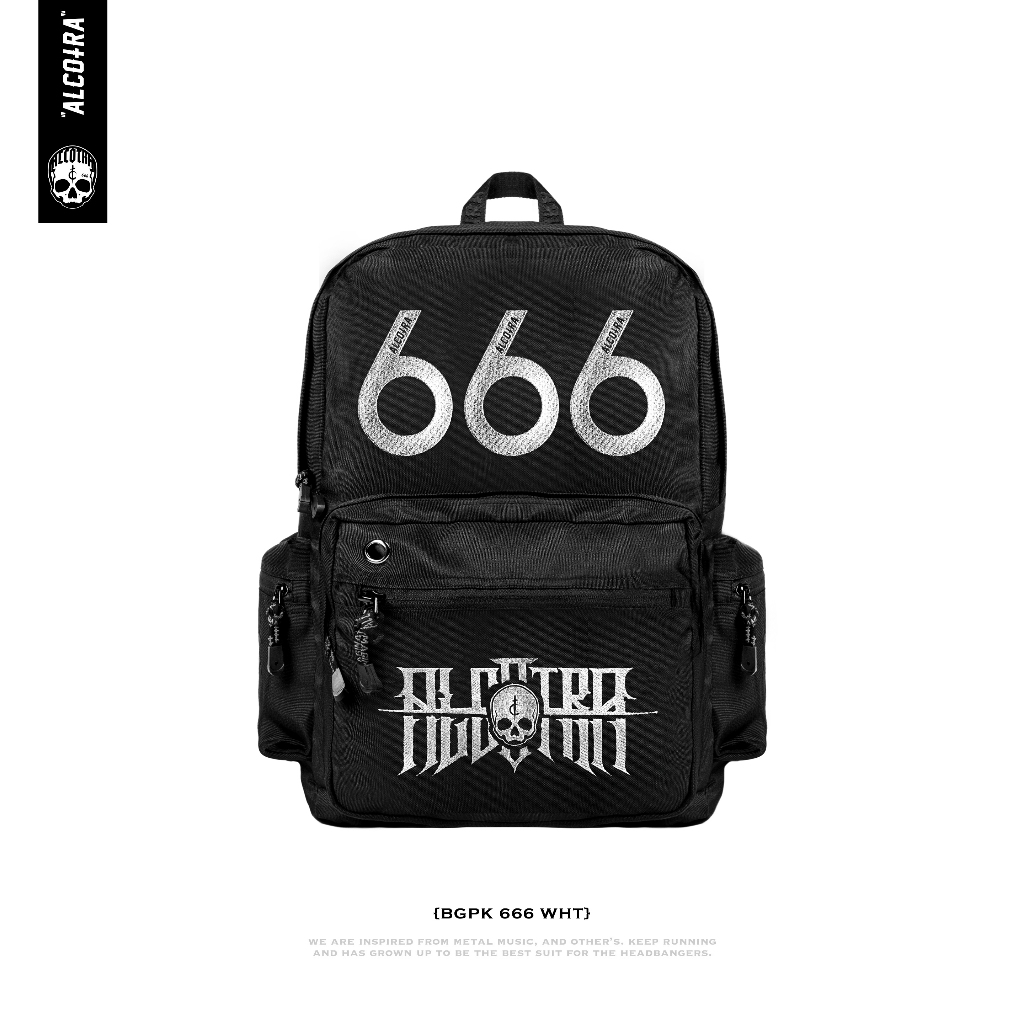 BGPK 666 WHT // BAGPACK 666 WHITE // TAS RANSEL ALCOTRA