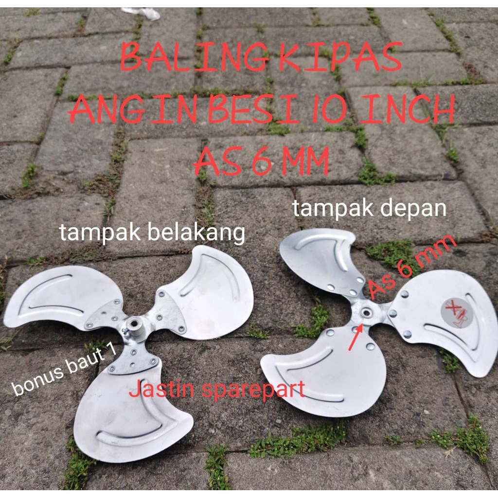 BALING BALING KIPAS ANGIN SEKAI BRSI 10 INCH AS 6 MM