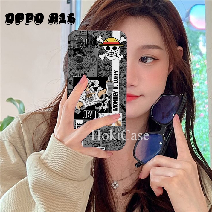 softcase Oppo A16 - Case Oppo A16s - Oppo A54s motif anime one piece fashion case kekinian[HC22]