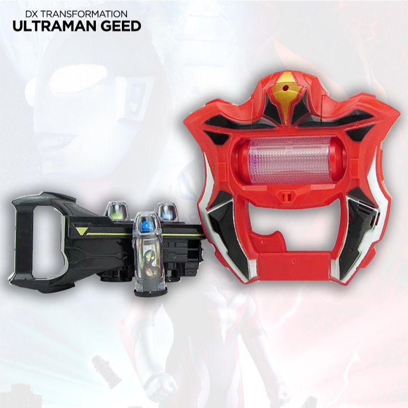 Mainan Ultraman Geed DX Geed Riser Lengkap dengan Ultra Capsule – Aksesoris Transformasi Tokusatsu A