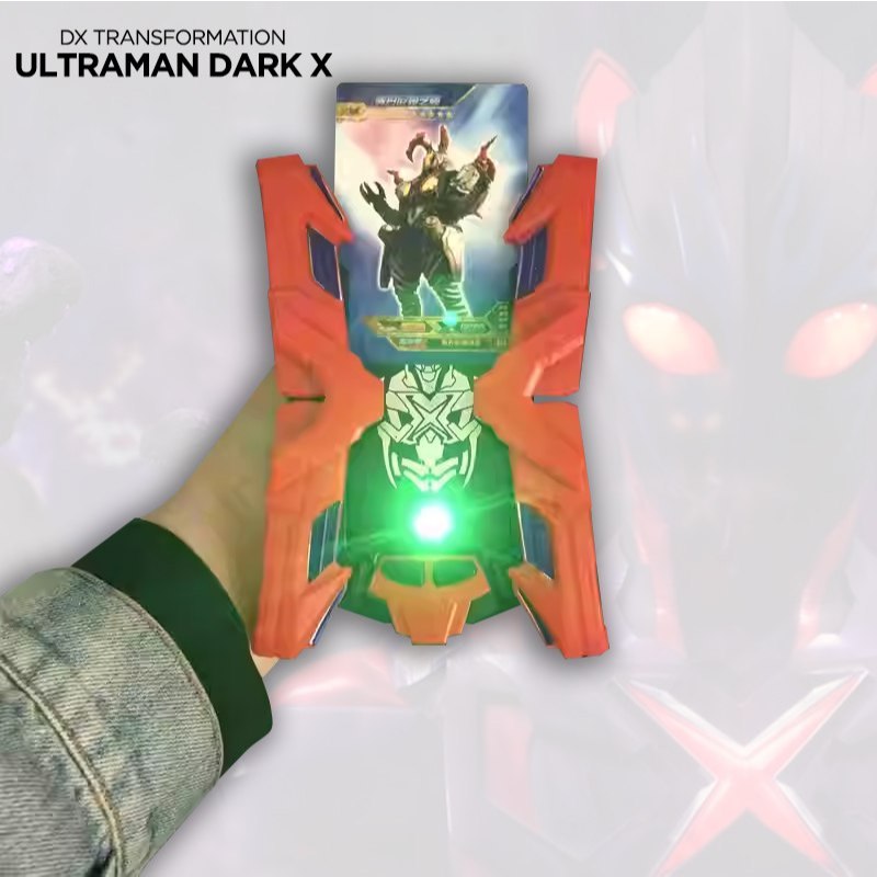 Koleksi Mainan Ultraman X Dark DX Transformation Device Premium Cosplay Toy Anime Tokusatsu Jepang R