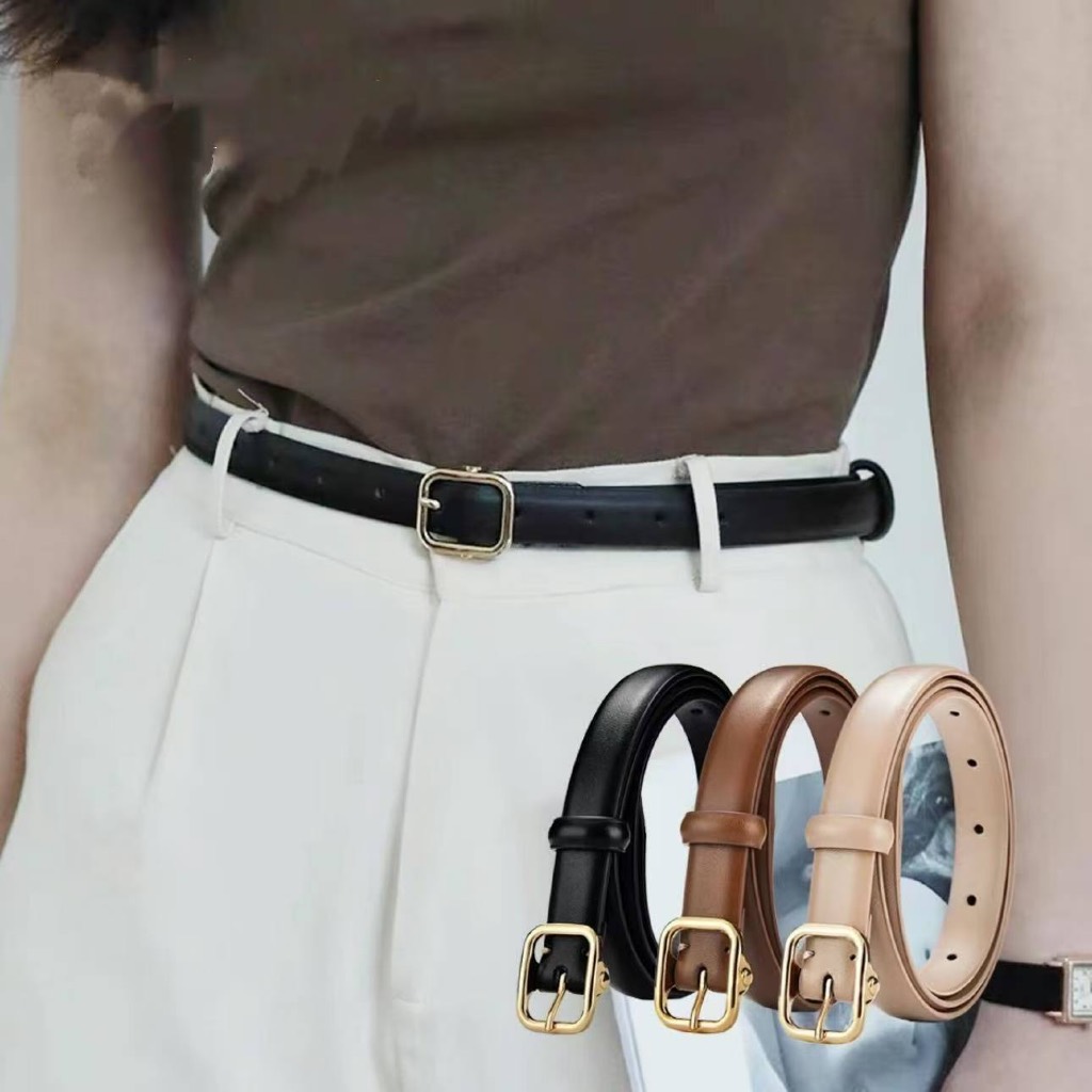 Sayishop Gesper Wanita Tali Pinggang Bahan PU Untuk Wanita / Ikat Pinggang Wanita Belt Retro Fashion