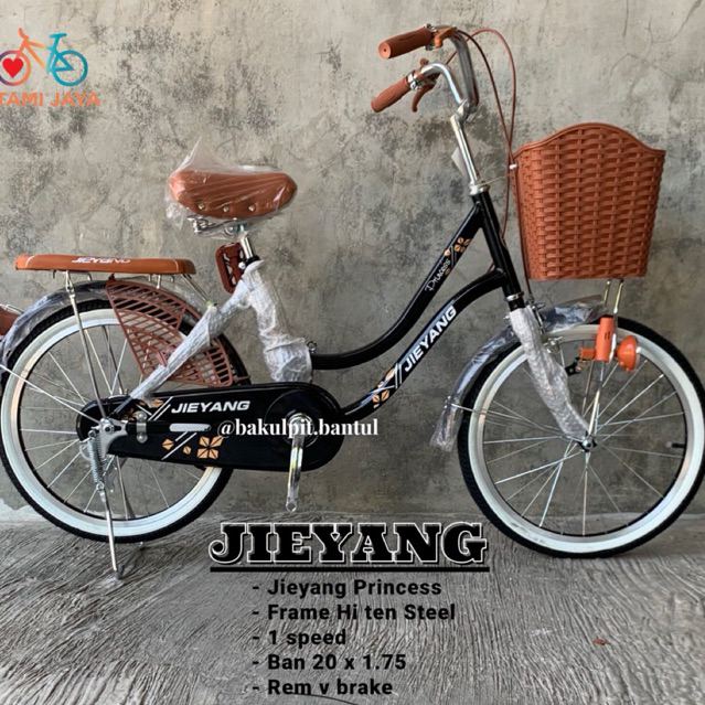 (khusus Kargo ) Sepeda mini ring 20 jieyang model klasik