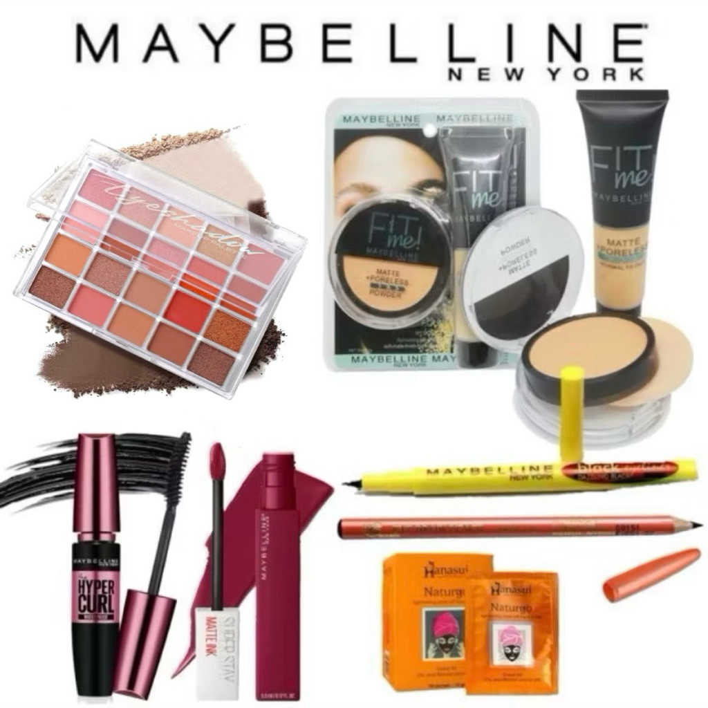 Paket Make Up Lengkap Maybelline - Paket Kosmetik Murah Lengkap Super Set 6 In 1 - Make Up - Maybeli