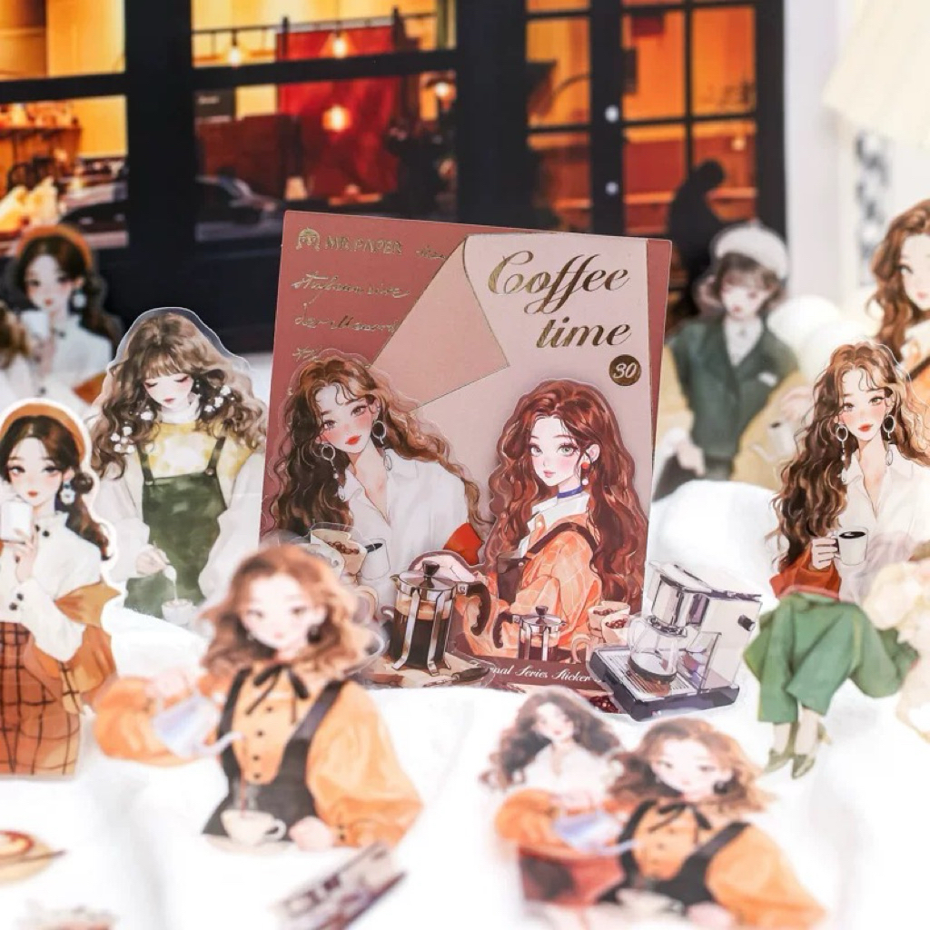 { SAMPLE } LIFE JOURNAL GIRL STICKER SET