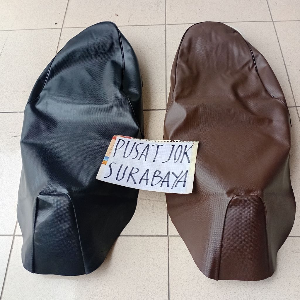 Kulit sarung cover ORIGINAL jok honda SCOOPY carbu Fi 2010 2011 2012 2013 2014 2015 2016 2017 - Samb