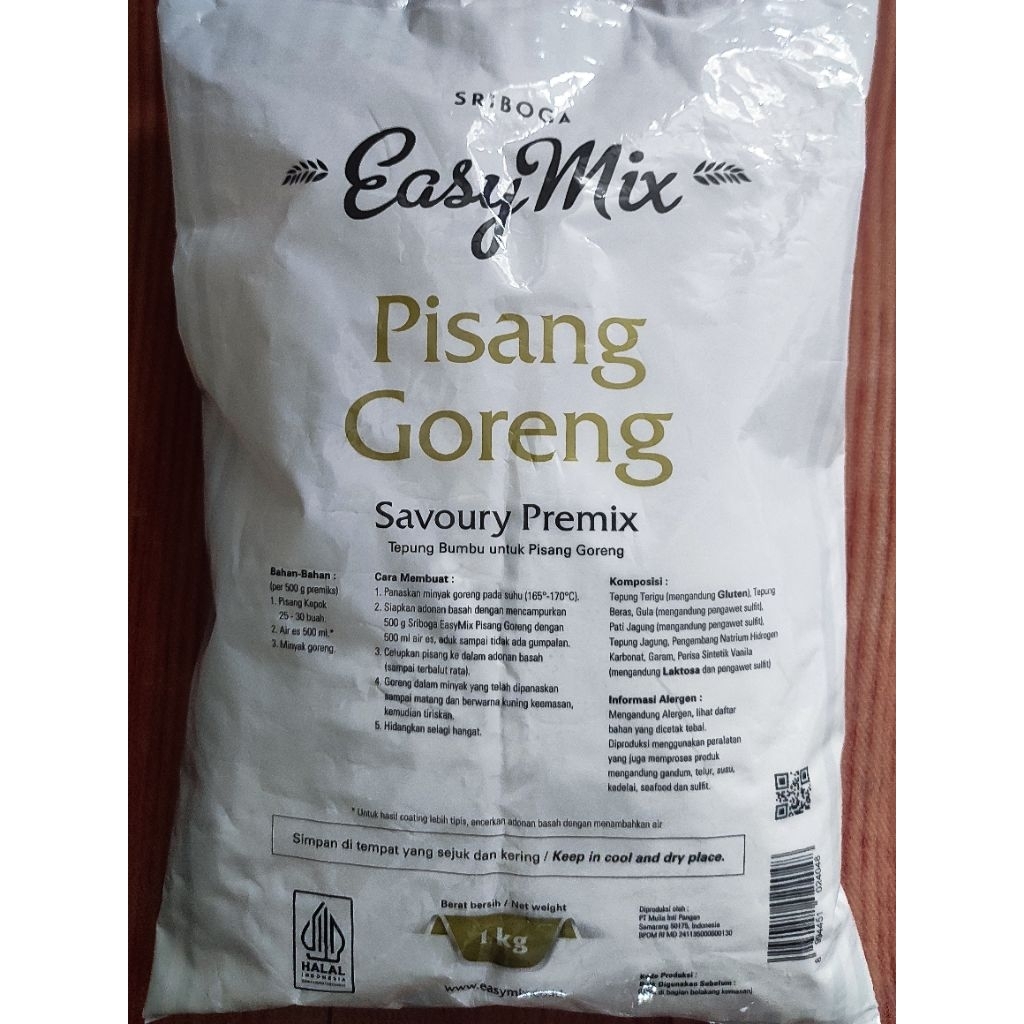 

tepung easy mix pisang goreng 1kg halal