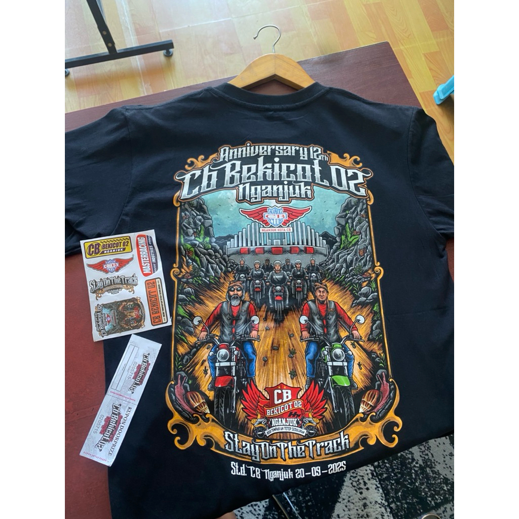 kaos Acara Anniversary CB Bekicot 02 Nganjuk Original 2025