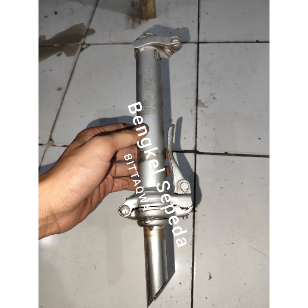 Handlepost Sepeda Lipat 16 20 Non Oversize Original Bekas | Bengkel Sepeda Bittaqwa Depok