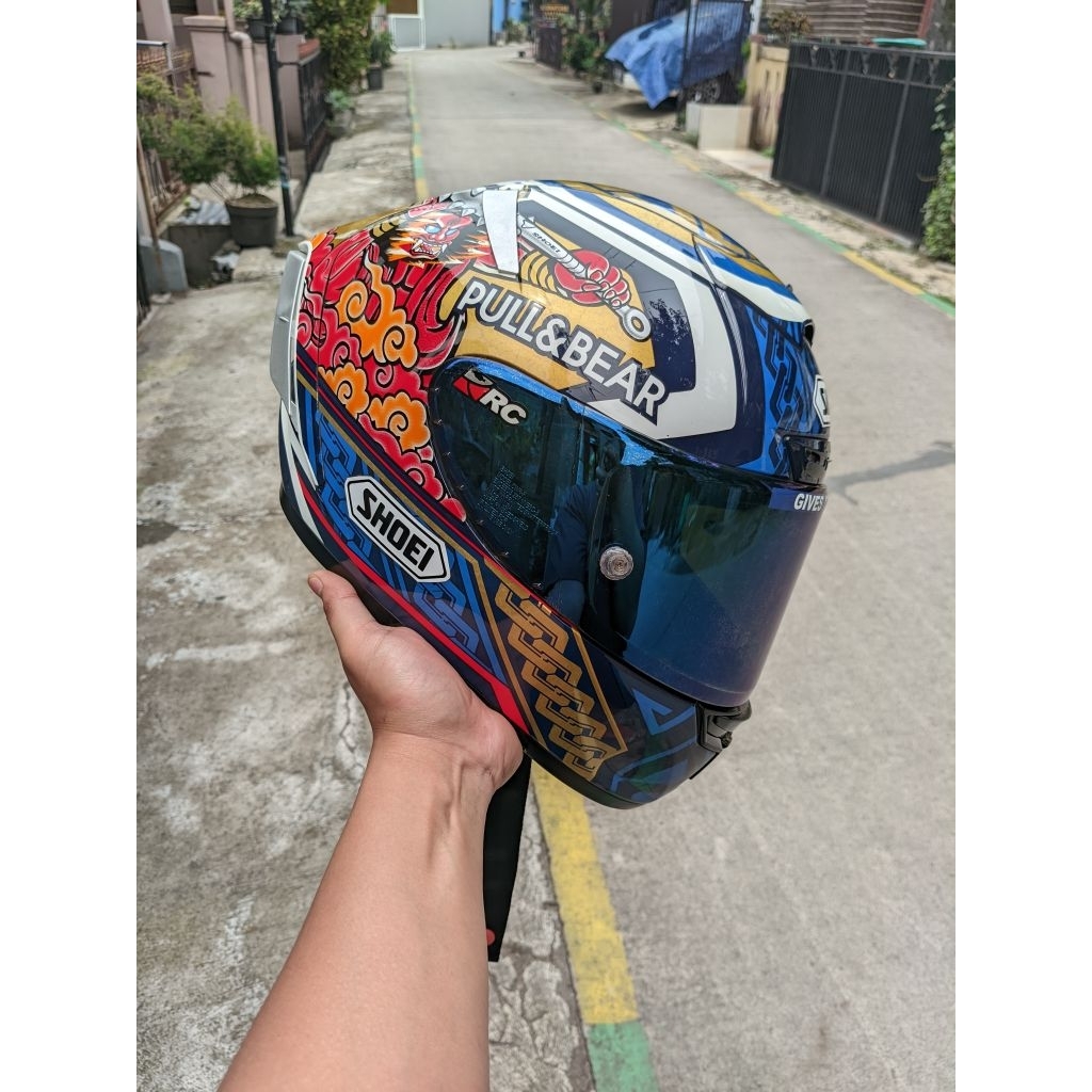 Shoei X14 Motegi 3 (1:1) + Intercom