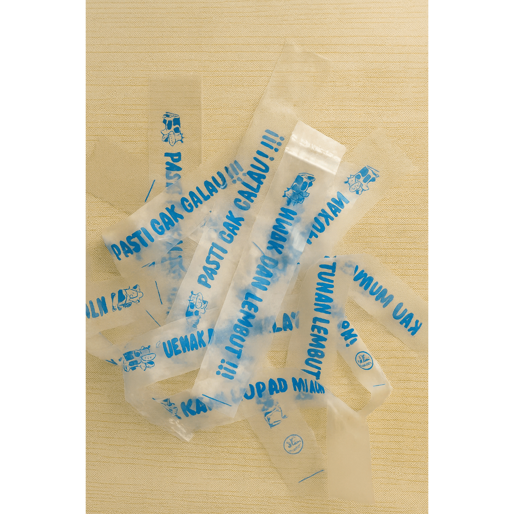 Plastik Es Mambo Biru – Plastik Es Lilin / Es Panjang – Isi banyak & Berkualitas