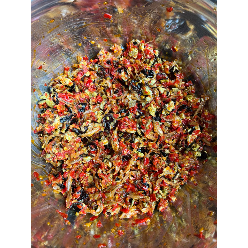 SAMBAL KABAU / JULANG-JALING / JENGKOL HUTAN dan Teri