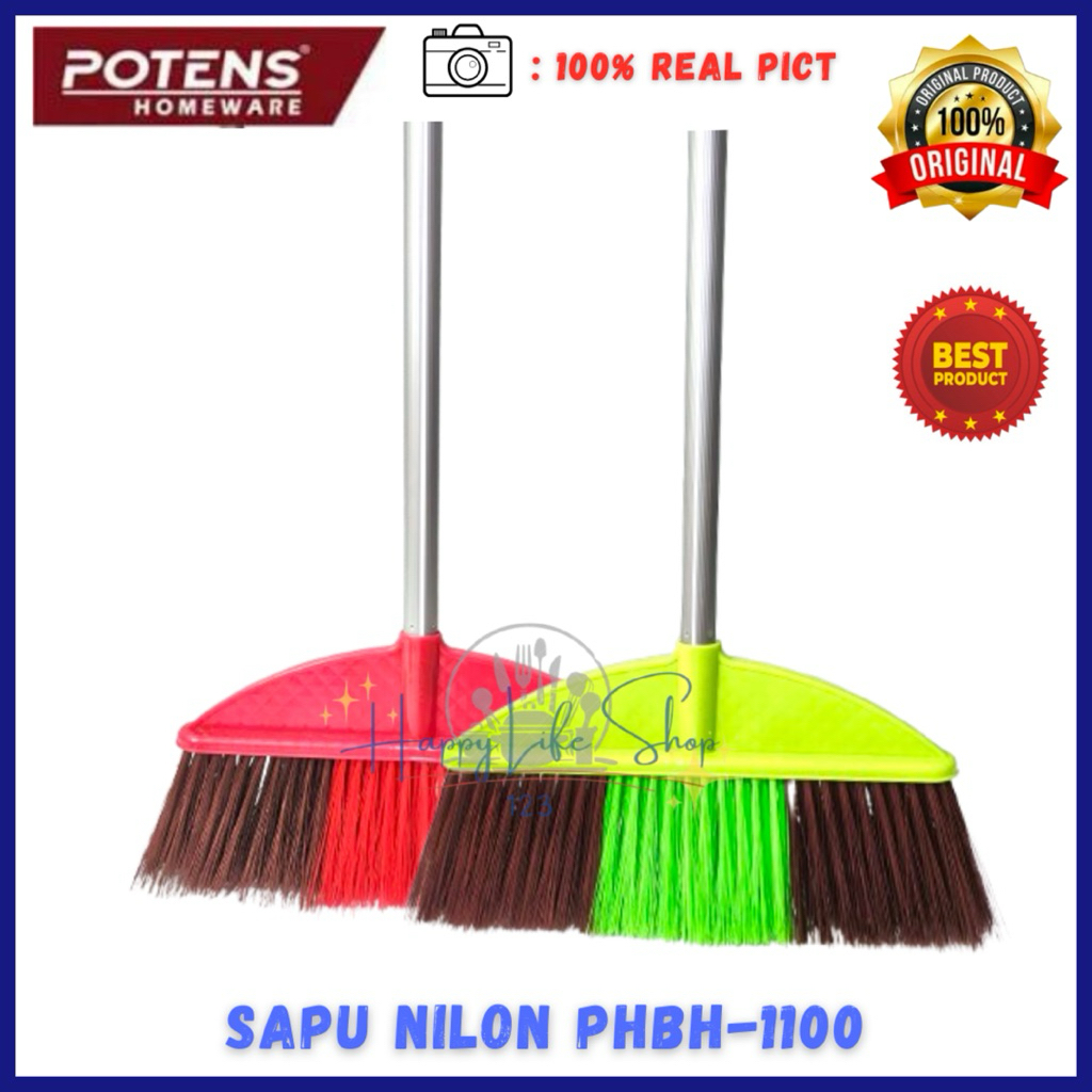POTENS Sapu Lantai / Sapu Lantai Nilon / Sapu Lantai