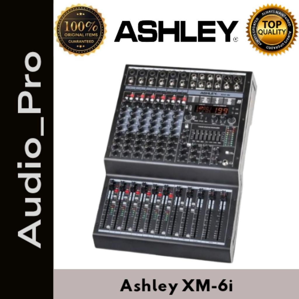 MIXER AUDIO ASHLEY XM6i / ASHLEY XM6i 6 CHANEL ORIGINAL