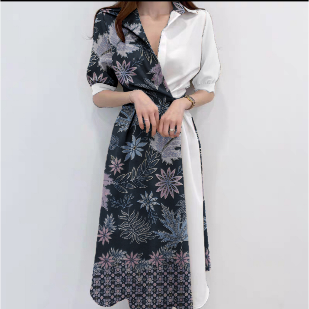 Pakaian Cewe Dress Bumil Busui Kekinian Broklat Remaja Perempuan Terbaru Dres Wanita Bruklat Seragam
