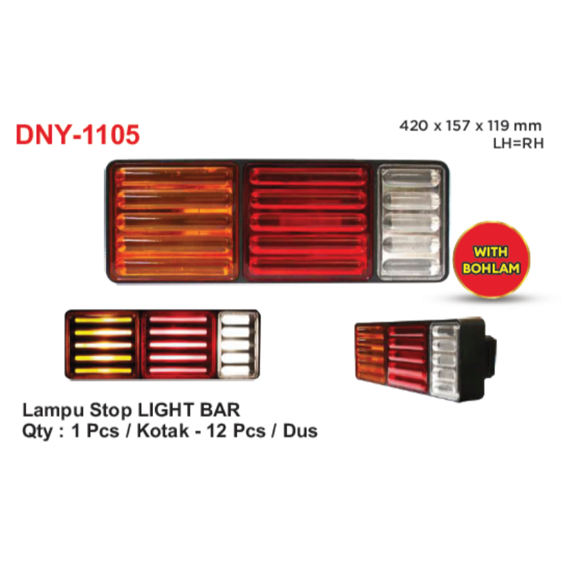 DNY 1105 LAMPU STOP LIGHT BAR DNY-1105