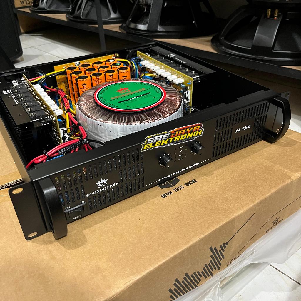POWER AMPLIFIER SOUNDQUEEN PA-1200 POWER SOUNDQUEEN PA 1200 ORIGINAL DAN TERPERCAYA