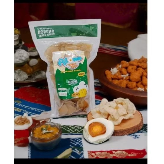 Kerupuk Telur Asin Mentah Masir Premium