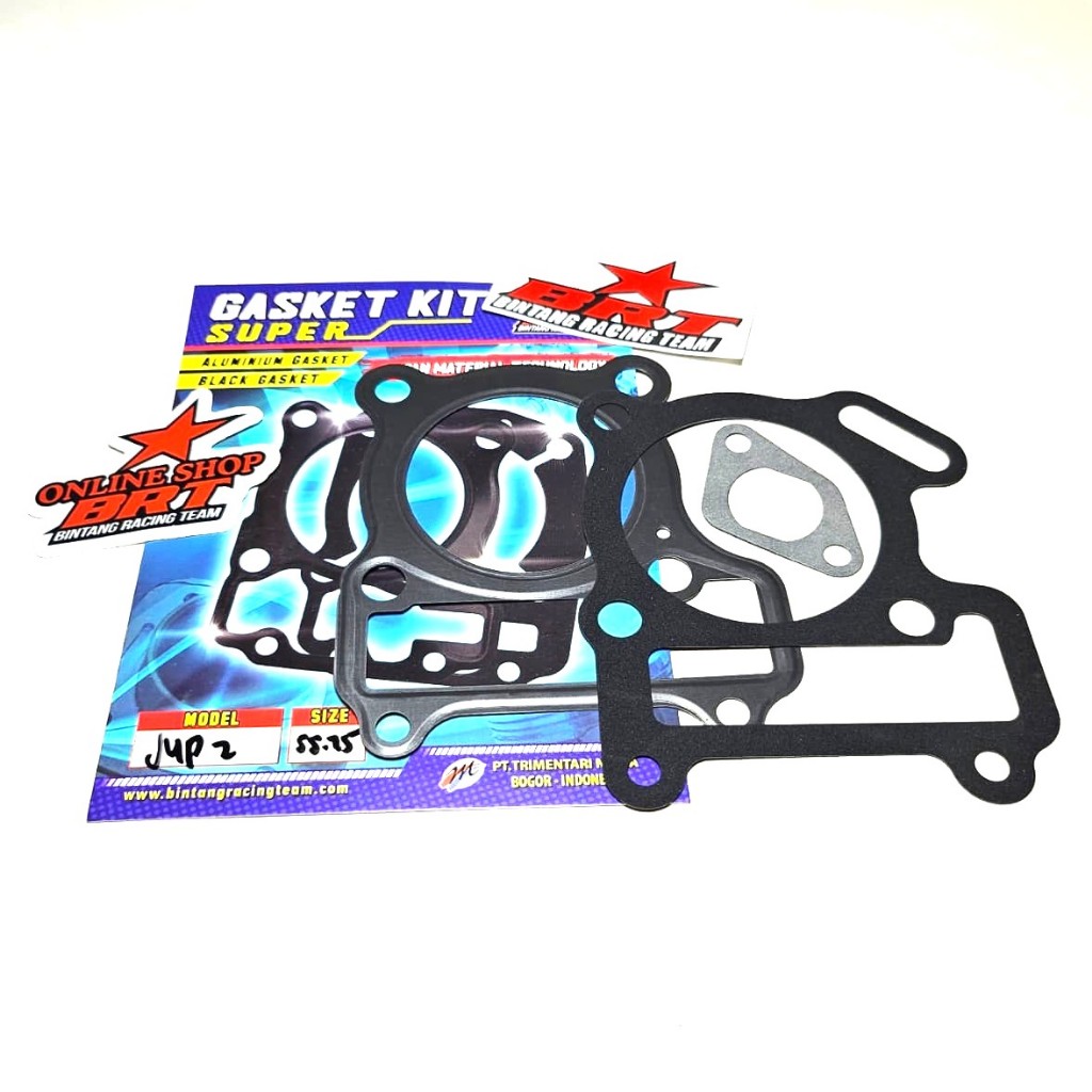 GASKET BRT PAKING BLOK HEAD JUPITER Z 110 VEGA R NEW 55.25mm 55.25 mm PACKING ATAS BAWAH BRT JUPITER