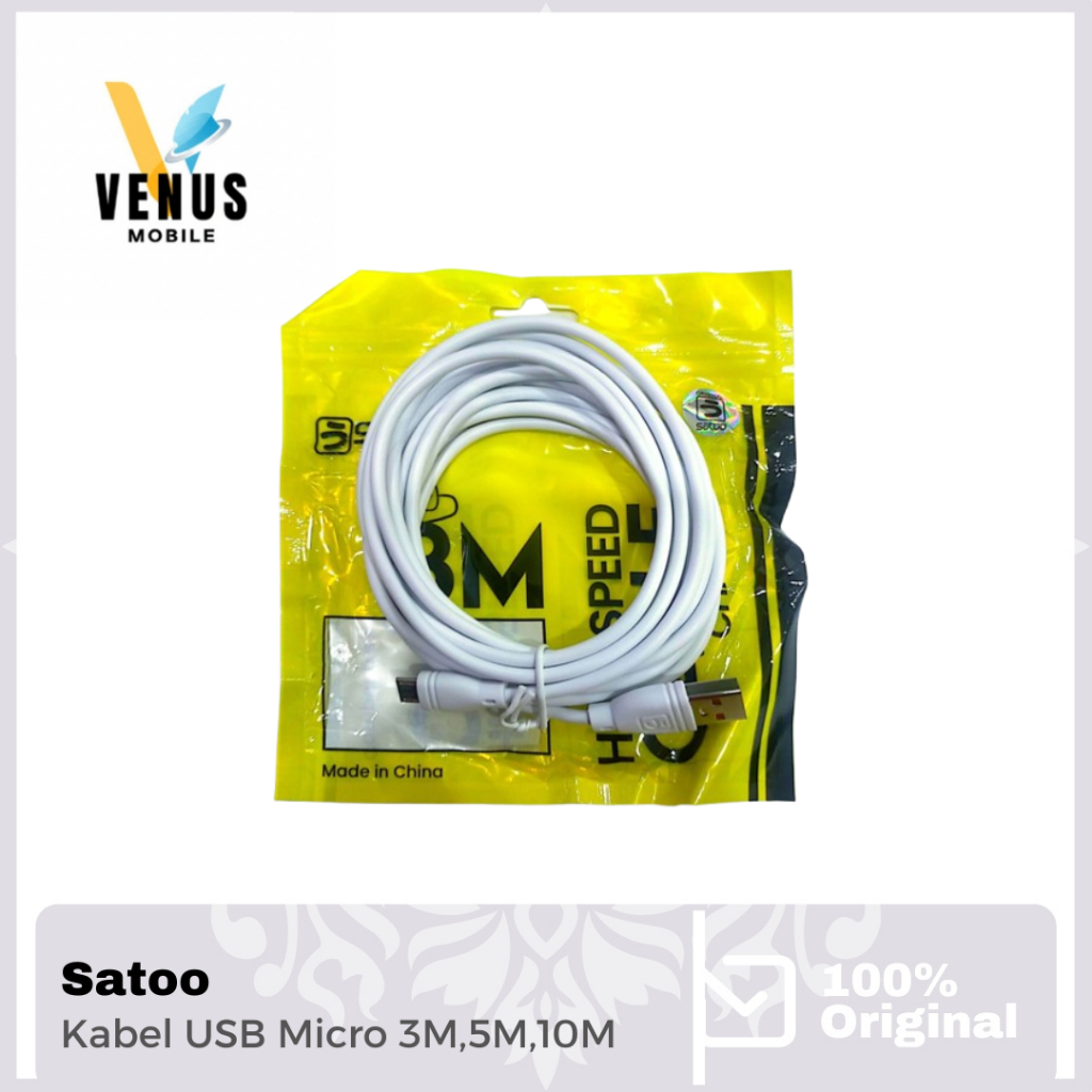 Satoo High Speed Cable Micro Usb 5 meter For Camera - Kabel Data 5m