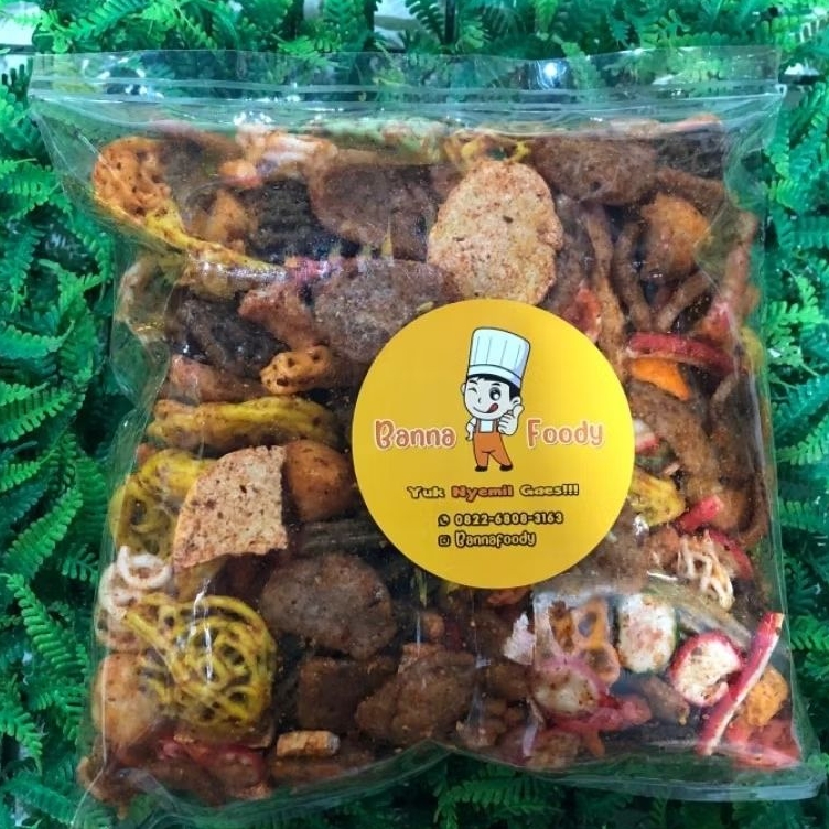 

KERUPUK SEBLAK MIX ISI 1 KG | Banna Foody | Snack Viral