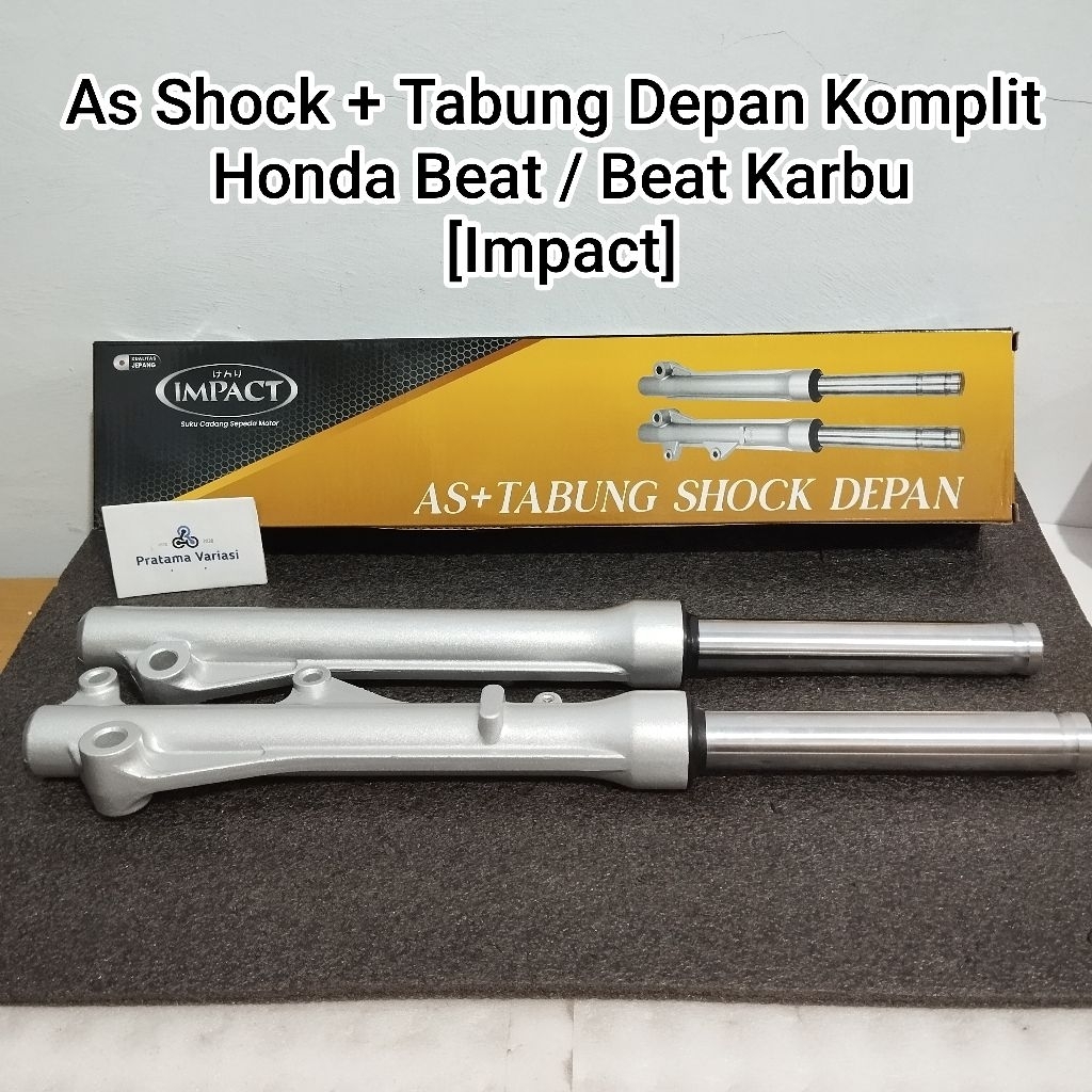 [Impact] As Shock + Tabung / Shock Breaker Depan Set - Honda Beat Karburator Gen 2 / Beat Fi