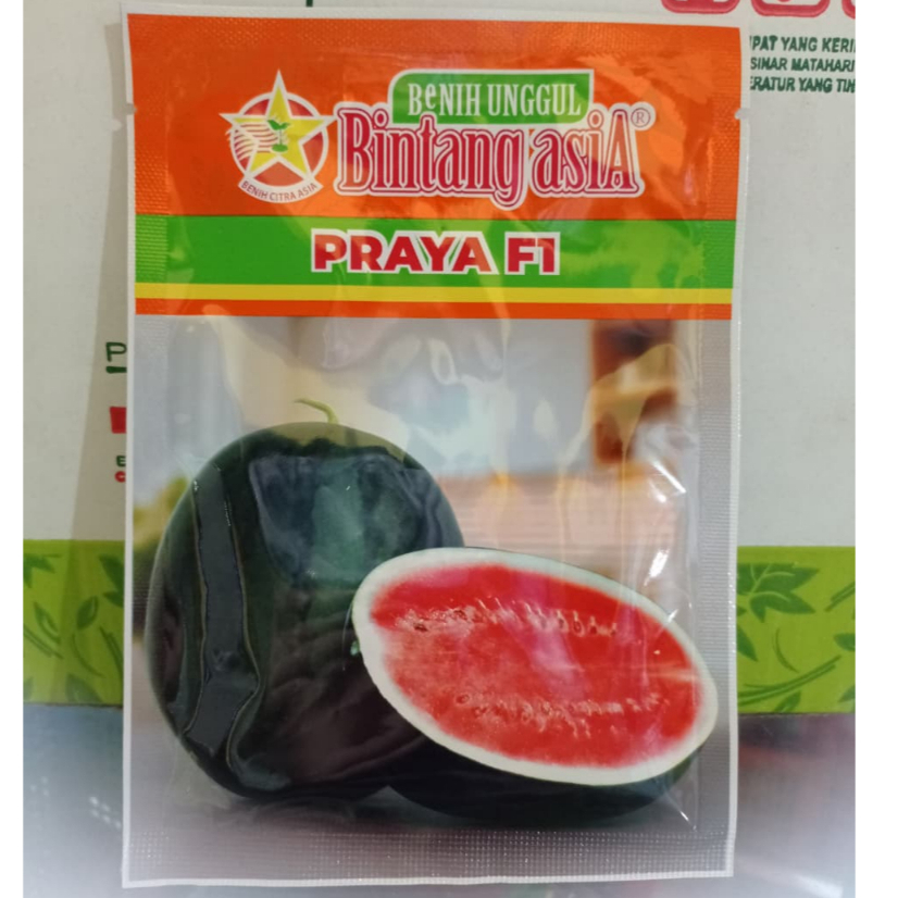 Benih Semangka PRAYA F1 Kemasan 20gr Bintang Asia