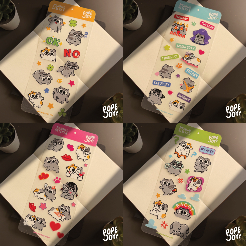 

sticker sheet upick abu journal