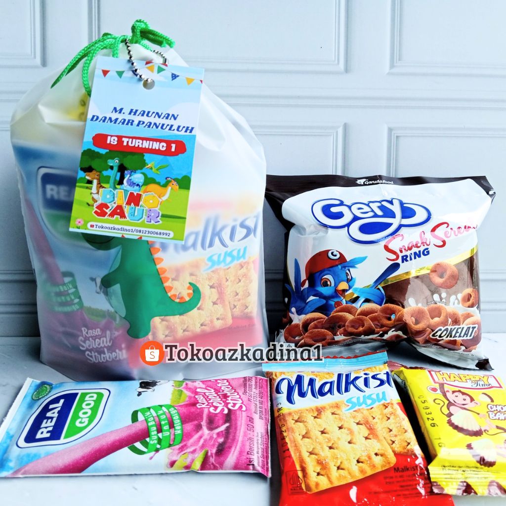 

SNACK ULANG TAHUN /KHITAN/AQIQAH/TEDHAK SITEN FREE DESIGN NAMA