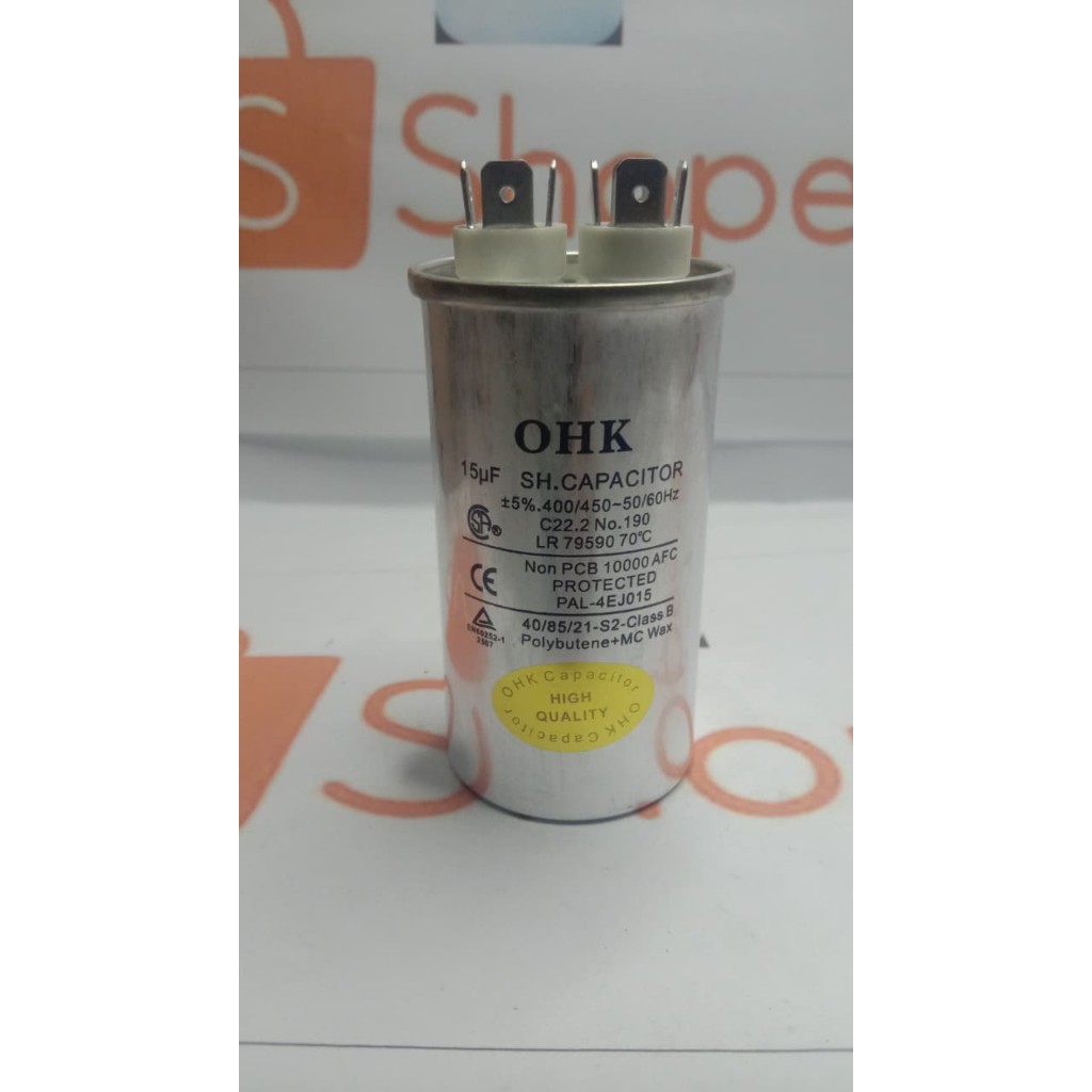 KAPASITOR/CAPACITOR 15 UF MEREK OHK